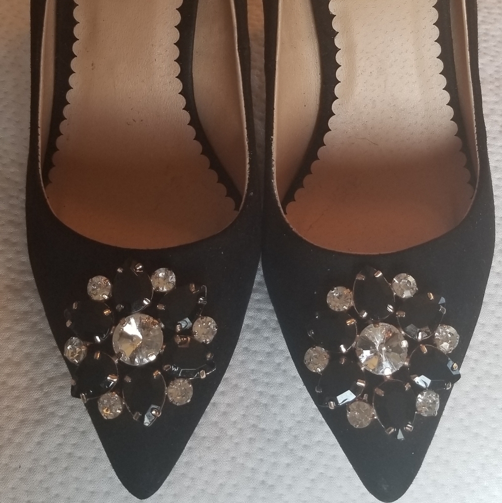 Black Suede Pumps